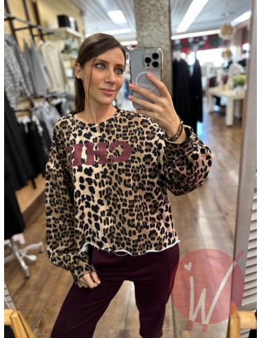 Felpa Chic Leopard