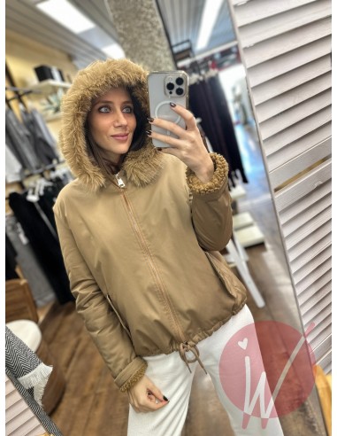 Parka Corto Camel