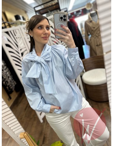 Camicia Fiocco Azzurro